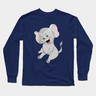 Baby Elephant Long Sleeve T-Shirt